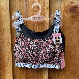 NWT Juicy Couture 2PCK Laser-Cut Lounge Bras